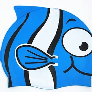 Nontoxic Silicone Swimming Cap for Children thumbnail-4