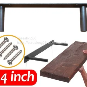 Heavy Duty Hidden/invisible Metal Floating Wall Mounted Shelf Bracket thumbnail-1