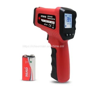 1100 Celsius DT8011E Dual Laser Industrial Infrared Thermometer High Temperature Thermometer Gun thumbnail-2