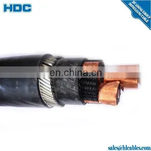 11kV Electric Power Cable Size Copper / Aluminum Conductor XLPE Insulated 3 Core 95mm2 Cable Factory thumbnail-3