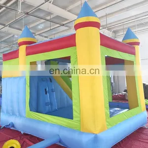 Oxford Cloth Kids Mini Bounce House Inflatable Bouncer Castle With Slide thumbnail-5