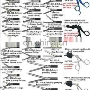 Reusable Laparscopic Debakey Grasper Debakey Fenestrated Forceps thumbnail-3