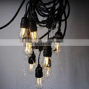 RTS BRIMAX Outdoor Waterproof E27 Sockets 2W 16pcs Led Bulbs 48ft String Lights thumbnail-4