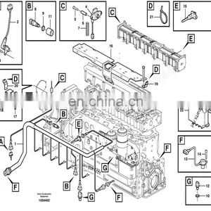 FOMI OEM NEW Crankshaft Sensor for Excavator EC160B EC180B EC210B EC240B EC290B VOE 20482772 thumbnail-2