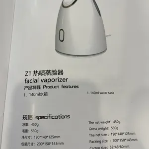 Beauty Skin Care Hot Mist Nano Ionic Face Steamer Profesional Vapor Ozone Facial Steamer thumbnail-4