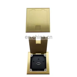 Vga Media Power High Quality Stainless Steel Female Multimedia Floor Socket Box thumbnail-1