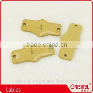 Enameled Metal Logo Black Lables for Pants thumbnail-2