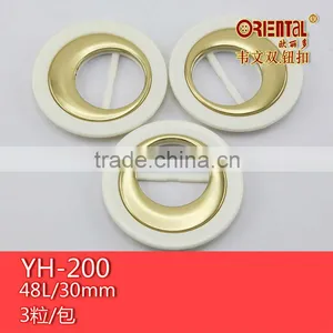 30mm Fashion Round Plastic Combined Buckles thumbnail-1