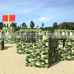 Cheap Manufacturer Inflatable Paintball Bunkers Set X Shape With High Quality thumbnail-2