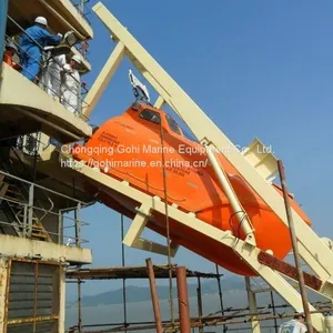 MED Approved SOLAS 40 Persons Enclosed Free Fall Life Boat thumbnail-1