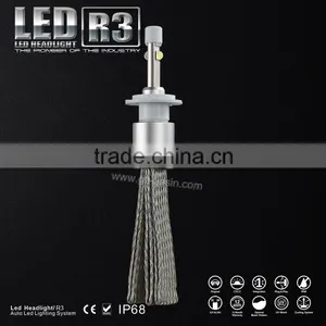 2015 New Arrive R3 Mini LED Headlight h7 Car Led Light Upgrade Kit With Flexible Heat Dissipation Belt thumbnail-1