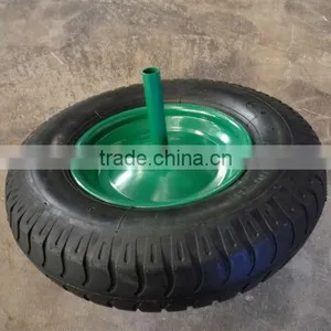 Garden Pneumatic and Solid Rubber Wheel for Wheelbarrow thumbnail-1