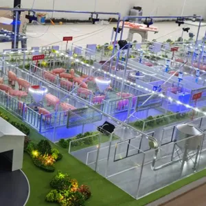 Custom Factory for Breeding Sand Table Model thumbnail-1