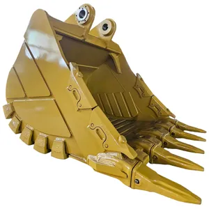 CAT349 Excavator Bucket 3.2CBM Heavy Reinforced Rock Bucket Quarry Mining Buckets thumbnail-4