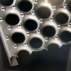 Anti-slip Perforated Mesh Pattern Plate, With Alligator Mouth Holes, Suitable for Pedestrian Walkways, Cutting and Bending Services Available thumbnail-2