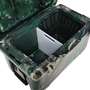 45qt Big Cooler Box Sea-Fishing Cooler Insulated Box Rotomolded Ice Chest Coolers Box thumbnail-4