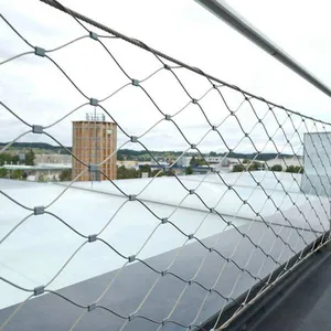 Stainless Steel Wire Rope Suspension Bridge; Stainless Steel Rope Protective Netting; Zoo Cage Wire Mesh thumbnail-2