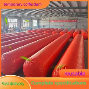 Portable Soft Water Dam Foldable Temporary Water Retaining Barrier For River Channel Interception thumbnail-2