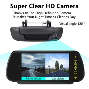 EnruigeOK Tailgate Handle With Backup Camera for Dodge Ram 1500 2500 3500 (2002-2008) thumbnail-3