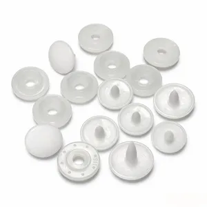 Printed Logo Bulk Supply Plastic Snap Fastener TS09 9mm for Fabric Totes and Pouches thumbnail-1