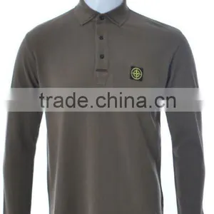 100%Cotton Longsleeve Polo t Shirt thumbnail-1