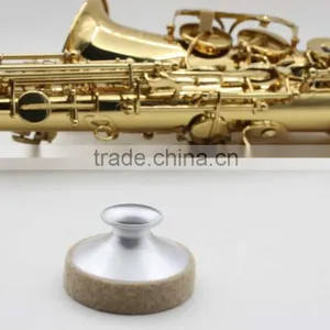 Professional Alto Saxophone Mute Sax Sound Metal Dampener Narrows the Tone High Grade thumbnail-4