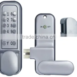 OSPON KEYLESS ENTRY SHABBOS LOCK STAIN NICKEL IMPORT FROM CHINA OS612L Left Handle thumbnail-1