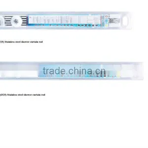 SS304 Shower Curtain Pole Stainless Steel Shower Rod 8019-1 thumbnail-2