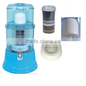 New Design 14L Blue Color Mineral Water Pot / 7 Stage Filter Table Top Filter thumbnail-1