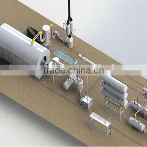 High-efficiency Used Tire Recycling Plant Continuous Tire Pyrolysis Machine thumbnail-5