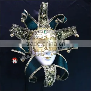 Handwork Full Face Mask Venice Mask Elegant Mask for Party Decoration Mask thumbnail-2