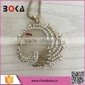Wholesale Phoenix Acrylic Rhinestone Buckle Eco-free Alloy Hanging Decoration thumbnail-1