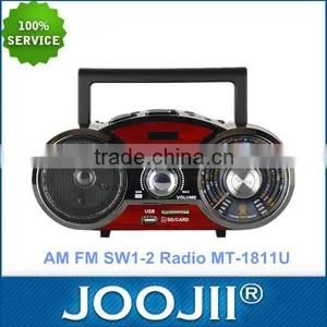 USB SD Vintage Portable Radio thumbnail-1