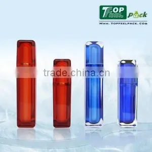 Plating Gold Double Wall Acrylic PMMA Lotion Bottle for Lotion Skincare Sale 100ml thumbnail-5