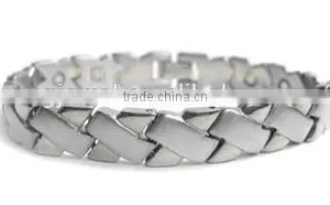Fashion High Quality Silver Stainless Steel Bracelet thumbnail-1