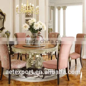 European Style Arabic Luxury Classic Italian Dining Room Set thumbnail-1