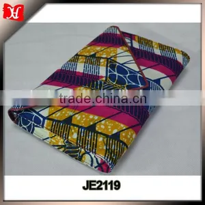 China Hot Selling Women African Wax Prints Fabric Clutch Bag thumbnail-1