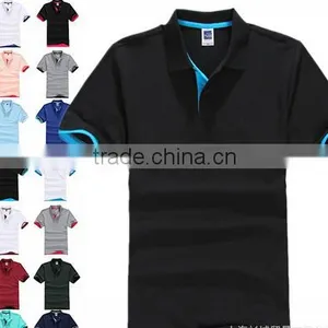 Custom 65%Cotton 35%Polyester Men's Polo Shirt With Solid Color Embroidery thumbnail-1