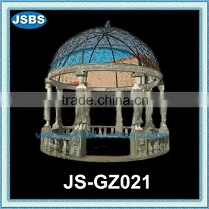 Natural Green Marble Lady Statue Gazebo thumbnail-1