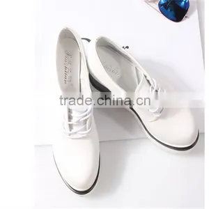 Korean Little Girls Fashion Dress 9.5cm High Leisure White Shoes thumbnail-2