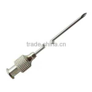 Knurled Luer Lock Hub Veterinary Syringe Needle thumbnail-1