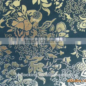 Knitted Polyester Print Flock Fabric for Upholstery thumbnail-1