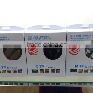 High Speed HDMI Cable With Ethernet HD1080P 24K Gold Plate Connector thumbnail-4
