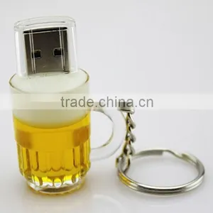 Hot Sell Beer Glass Usb Flash Drive thumbnail-1