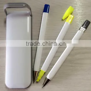 High Quality Promotional 5 in 1 Gift Pen Set With Pen Pencil Highlighter thumbnail-4