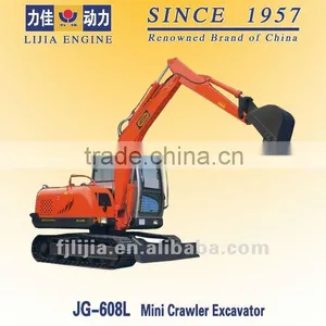 Factory Direct! JG608L 52KW 6ton Crawler Excavator thumbnail-1