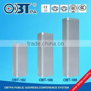 OBT-166 100V/35W Strong Bass Wooden Column Speaker for Public Address System thumbnail-1