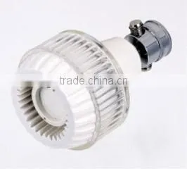 2.0 GPM Showerhead With an On/off Valve, White and Clear thumbnail-1