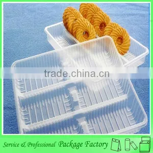 Six Grid Clear Plastic Cookie Packaging Tray thumbnail-1