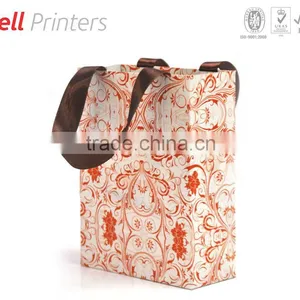 Single Color Printing Paper Bags With Flexi Handle From India thumbnail-1